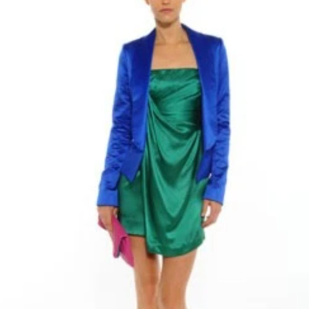 BCBGMAXAZRIA Green Resort Dress